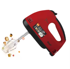 RAF - Handmixer met mengkom 2 liter- Rood
