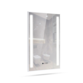 Infrarood spiegel met LED verlichting en ingebouwde thermostaat.