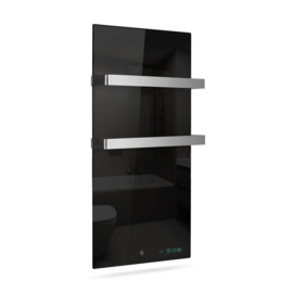 Zwart Glas Infrarood Handdoekdroger TF-LB800 / 55 x 115 cm