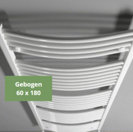 SYLRO® 60 x 180CM GIBRALTAR-GEBOGEN BADKAMER RADIATOR WIT MET WIFI