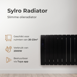 SYLRO® -WIFI-DESIGN-RADIATOR-2300W-ZWART