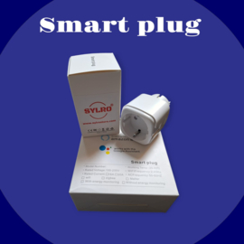 Sylro® Slimme Stekker - Smart Plug - Met Tijdschakelaar en Energiemeter - 16A