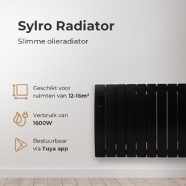 SYLRO® -WIFI-DESIGN-RADIATOR-1600W-ZWART