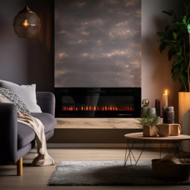 Elektrische sfeerhaard Modern - Inbouw