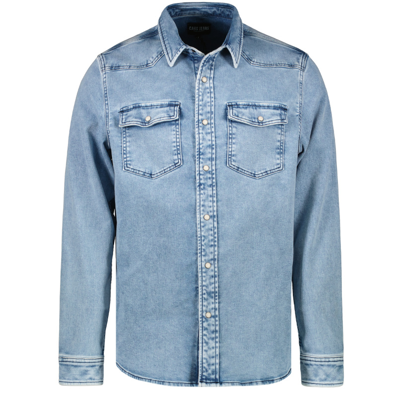 Cars Jeans - Denim shirt Eastwood - Stone Used