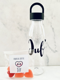 Waterfles De liefste juf