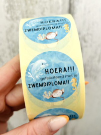 Stickers Zwemdiploma