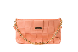 Tusa Weave Crossbody Bag - Coral