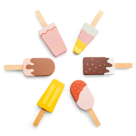 Ijsjes set pastel