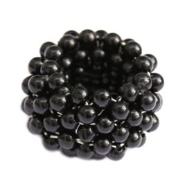 Haarelastiek - Pearl black