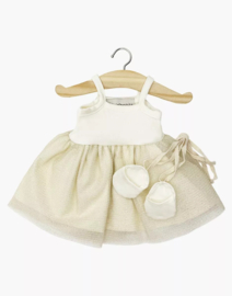 Balletset ecru met glitters
