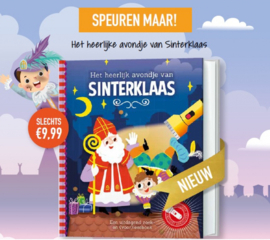 Zaklamp boek Het heerlijk avondje van Sinterklaas en Piet