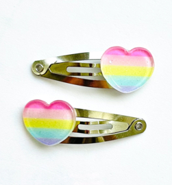 Rainbow Hearts set van 2
