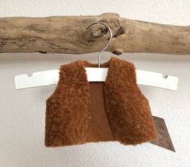 By Bobbie schapenvacht gilet cognac