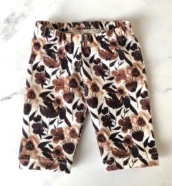 By Bobbie legging bruine bloem