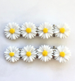 Sweet Daisies alligatorclip groot set van 2