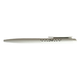 Cadeauset Juf  wit/goud
