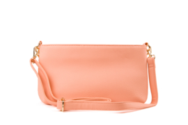 Tusa Weave Crossbody Bag - Coral