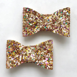 Goud discoglitter set van 2