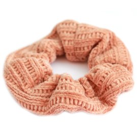 Scrunchie - knitted terra