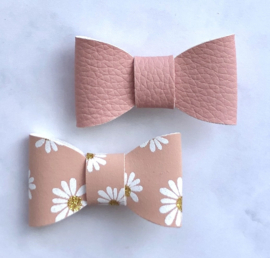 Peach & daisies set van 2