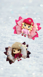 Wintermeisje Roze