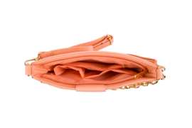 Tusa Weave Crossbody Bag - Coral