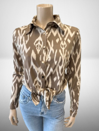 Blouse By Swan Camel