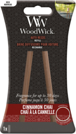 Woodwick Auto Reeds Navulling Cinnamon Chai