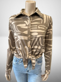 Blouse By Swan Camel