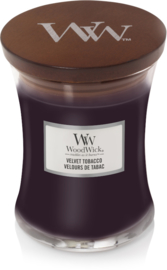 Woodwick Velvet Tobacco Medium