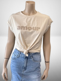 Shirt Amour beige