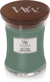 Woodwick Sage & Myrrh Medium