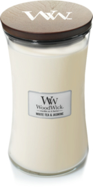 Woodwick Large White Tea Jasmine