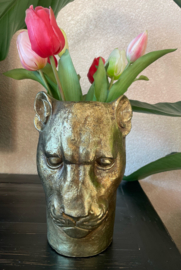 tijger vaas goud