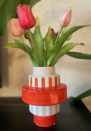 vaas roze rood