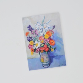 Kunstkaart 's Zomers bloemstilleven