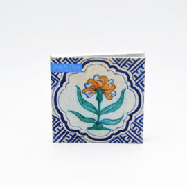 Kaartenset Dutch Tiles - Flowers