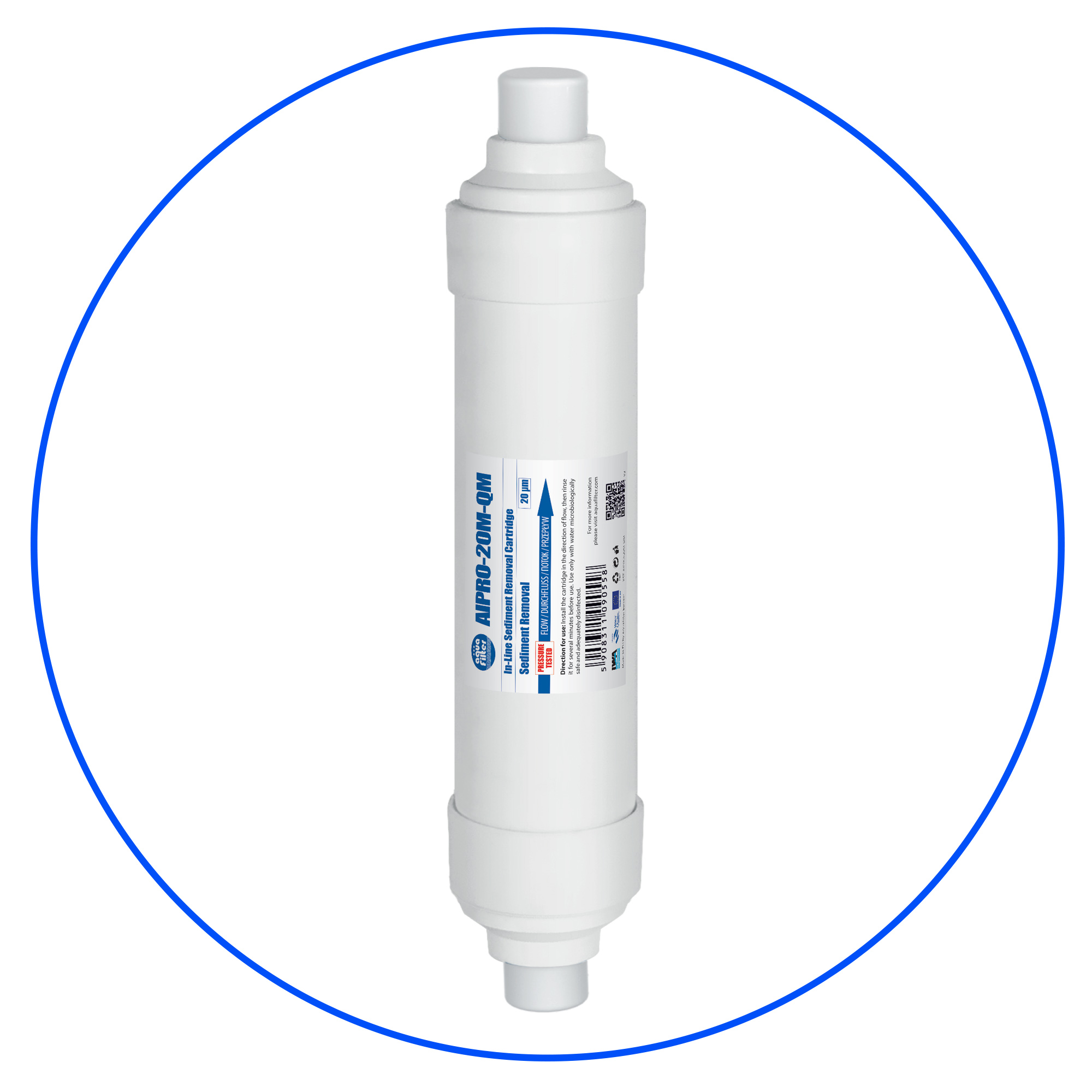 Aquafilter AIPRO-1M-QM Sediment In-line Cartridge