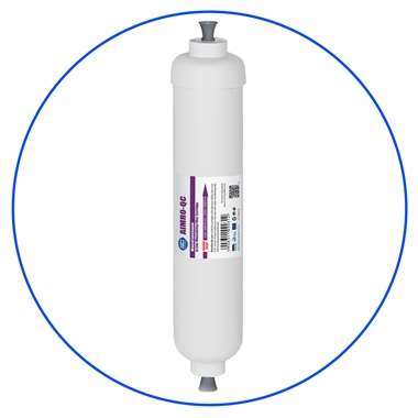 Aquafilter AIMRO-QC 2" x 10" in-line mineralizing cartridge - 1/4" QC