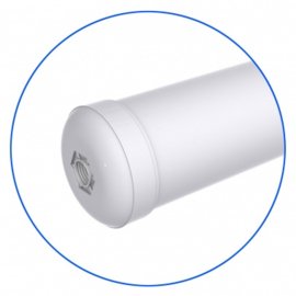 In-line granulaire actieve koolpatroon met KDF®-media  2,5"  met 1/4" NPT aansluitingen  AICRO-L4-AQ