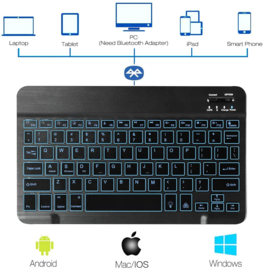 Draadloos toetsenbord |  Zwart | met USB connector