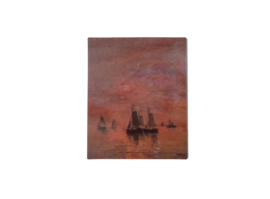 3D kaart | Hendrik Willem Mesdag - Avondrood