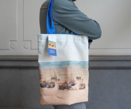 Luxe tas met print van het Panorama van Scheveningen