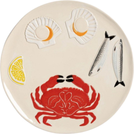 De La Mer Crab serveerschaal 26,5 cm