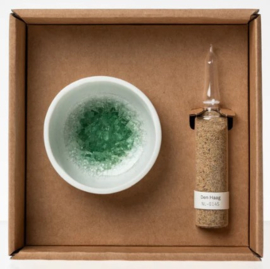 Glass Sample & Sand Memento Den Haag