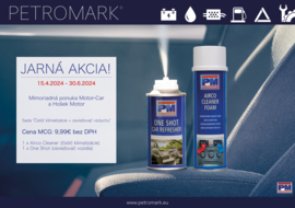 SET  PETROMARK 10212-NL ČISTIACA PENA KLIMATIZÁCIE + PETROMARK 10213 JEDNORAZOVÝ OSVIEŽOVAČ AUTOMOBILOV