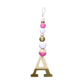 Letterhanger | Goud - Fuchsia - Lichtroze