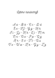 Houten Naam - Handschrift