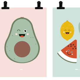 Posterset | A3/A4 | Smile | Fruit